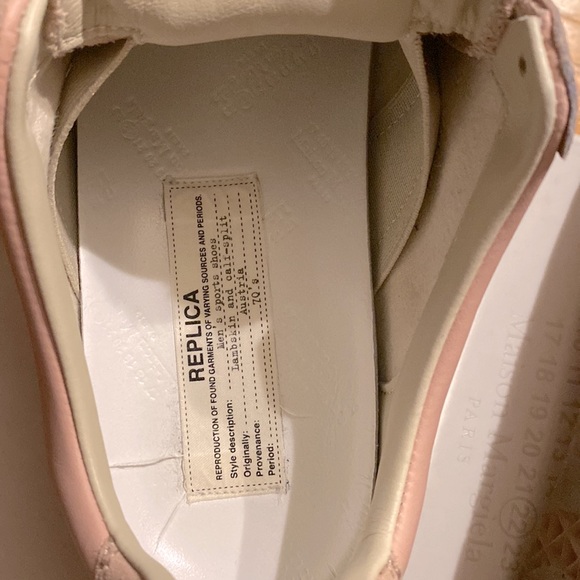 Maison Martin Margiela Replica Sneakers - Mens Size 40 (7) Blush Pink - Picture 9 of 16